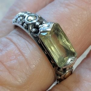 Sterling Silver and Gold ring